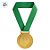 Medalha Dourada - Cordão Verde - 40cm - 1 unidade - Rizzo - Imagem 3
