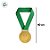 Medalha Dourada - Cordão Verde - 40cm - 1 unidade - Rizzo - Imagem 4