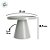Boleira Cone - Cinza - 21cm - 1 unidade - Rizzo - Imagem 4