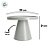 Boleira Cone - Cinza - 28cm - 1 unidade - Rizzo - Imagem 4