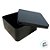 Lata de Metal Quadrada - Preto - 11,5x11,5x5,5cm - 1 unidade - Rizzo - Imagem 2