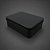Lata de Metal Retangular - Preto - 12x9x4cm  - 1 unidade - Rizzo - Imagem 1