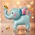 Balão Pet com Rodinha - Elefante Tifanny - 1 unidade - Rizzo - Imagem 1