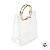 Sacola Transparente PVC com Alça Redonda de Metal - Dourado - 24x22x11cm - 1 unidade - Cromus - Rizzo - Imagem 5