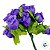 Mini Buque de Flores Artificiais - Roxo - 8cm - 12 unidades - Rizzo - Imagem 3