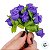 Mini Buque de Flores Artificiais - Roxo - 8cm - 12 unidades - Rizzo - Imagem 4