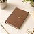 Mini Caderno Capa Mole com Sticky Notes - Marrom - 14,3x10cm - 1 unidade - Rizzo - Imagem 2