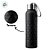 Garrafa Texturizada de Inox Com Alça - Preta - 750mL - 1 unidade - Rizzo - Imagem 3