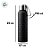Garrafa Texturizada de Inox Com Alça - Preta - 750mL - 1 unidade - Rizzo - Imagem 4