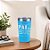 Copo Térmico Inox Com Tampa - Pai exemplo de força - Azul - 600mL - 1 unidade - Rizzo - Imagem 2