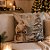 Almofada de Natal - Papai Noel Neve - 43x43cm - 1 unidade - Rizzo - Imagem 1