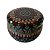 Lata De Metal Estampa De Mandala - Roxo e Verde Água - 7x7x4cm - 130ml - 1 unidade - Rizzo - Imagem 2