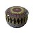 Lata De Metal Estampa De Mandala - Roxo, Verde e Preto - 7x7x4cm - 130ml - 1 unidade - Rizzo - Imagem 2