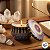 Lata De Metal Estampa De Mandala - Roxo, Verde e Preto - 7x7x4cm - 130ml - 1 unidade - Rizzo - Imagem 3