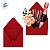 Caixa Envelope para Presente - Vermelho Fosco - 31x21,5x10cm - 1 unidade - Rizzo - Imagem 3