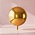 Balão de Festa Metalizado 10" 28cm - Orbz Dourado - 20 unidades - Rizzo - Imagem 1