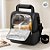 Bolsa Térmica Lancheira 7L Personalizado Pai Herói - Preto - 28x37x21cm - 1 unidade - Rizzo - Imagem 2