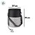 Bolsa Térmica Redonda 26L Personalizado Pai Herói - Cinza e Preto - 34x27cm - 1 unidade - Rizzo - Imagem 4
