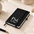 Mini Caderno Capa Dura e Folhas Brancas Personalizado Pai Herói - Preto - 14x9cm - 1 unidade - Rizzo - Imagem 1
