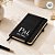 Mini Caderno Capa Dura e Folhas Amarelas Personalizado Pai Herói - Preto - 14x9cm - 1 unidade - Rizzo - Imagem 1