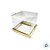 Caixa para Panetone 100g 10x10cm Ouro - 40 unidades - Assk - Rizzo - Imagem 4