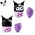 Kit Esponja Gota com Suporte de Esponja Kuromi - Hello Kitty - 1 unidade - Rizzo - Imagem 4