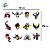 Mini Personagens Decorativos - X-Men - Marvel - 10x9cm - Disney Original - 12 unidades - Regina - Rizzo - Imagem 3