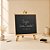 Lousa Decorativa em MDF - Borda Reta Natural  - 16x16cm - 1 unidade - Rizzo - Imagem 1