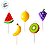 Velas Pick - Frutinhas - 7cm - 5 unidades - Rizzo - Imagem 3