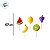 Velas Pick - Frutinhas - 7cm - 5 unidades - Rizzo - Imagem 4
