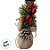 Mini Árvore Pinheiro Rústico Frutinhas - 25cm - 1 unidade - Rizzo - Imagem 2