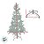 Árvore de Natal Alfazema - 350 Galhos - 150cm - Ref.RZO02582 - 1 unidade - Rizzo - Imagem 9