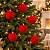 Bolas de Natal em Tubo - Vermelho - Veludo e Gomo - 8cm - 6 unidades - Cromus - Rizzo - Imagem 1