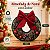 Almofada de Natal com Cardone - Formato Guirlanda com Aplique de Laço Vermelho - 40x40cm - 1 unidade - Rizzo - Imagem 2