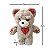 Urso de Pelúcia com Costuras - Love Bear - 15x23x10cm - Halloween - 1 unidade - Rizzo - Imagem 5