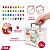 Kit Canetinhas Marcador para Colorir com Estojo - 36 Cores - Ponta Bullet 1mm e Cinzel 6,5mm - 1 unidade - Deli - Rizzo - Imagem 2