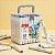 Kit Canetinhas Marcador para Colorir com Estojo - 48 Cores - Ponta Bullet 1mm e Cinzel 6,5mm - 1 unidade - Deli - Rizzo - Imagem 1