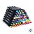 Kit Canetinhas Marcador para Colorir com Estojo - 60 Cores - Ponta Bullet 1mm e Chanfrada 6mm - 1 unidade - Deli - Rizzo - Imagem 4