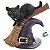 Enfeite Decorativo de Halloween em Resina - Gato da Bruxa - 20x17x14cm - 1 unidade - Cromus - Rizzo - Imagem 3