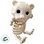 Enfeite Decorativo de Halloween - Esqueleto Ursinho - 12x13x7cm - 1 unidade - Cromus - Rizzo - Imagem 4