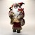 Papai Noel Decorativo em Pé com Presente - Vermelho - 30cm - RZO02542 - 1 unidade - Rizzo - Imagem 1