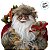 Papai Noel Decorativo em Pé com Presente - Vermelho - 30cm - RZO02542 - 1 unidade - Rizzo - Imagem 3