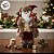 Papai Noel Decorativo em Pé com Presente - Vermelho - 30cm - RZO02542 - 1 unidade - Rizzo - Imagem 7