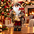 Papai Noel Decorativo em Pé com Presente - Vermelho - 30cm - RZO02542 - 1 unidade - Rizzo - Imagem 1