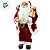 Papai Noel Decorativo em Pé com Saco de Presentes e Urso - Vermelho e Dourado - 90cm - RZO01904 - 1 unidade - Rizzo - Imagem 3