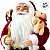Papai Noel Decorativo em Pé com Saco de Presentes e Urso - Vermelho e Dourado - 90cm - RZO01904 - 1 unidade - Rizzo - Imagem 4
