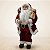 Papai Noel Decorativo em Pé com Saco de Presentes e Urso - Vermelho e Dourado - 45cm - RZO01902 - 1 unidade - Rizzo - Imagem 1