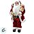 Papai Noel Decorativo em Pé com Saco de Presentes e Urso - Vermelho e Dourado - 45cm - RZO01902 - 1 unidade - Rizzo - Imagem 3