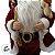 Papai Noel Decorativo em Pé com Saco de Presentes e Urso - Vermelho e Dourado - 45cm - RZO01902 - 1 unidade - Rizzo - Imagem 6