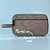 Necessaire Masculina Personalizado com Nome - Cinza - 25,5x9,5x15,5cm - 1 unidade - Rizzo - Imagem 1